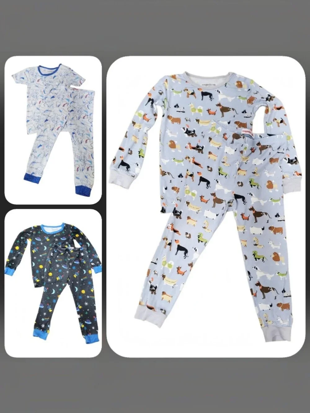 Magnetic Me 3 Piece Pajama Set Bundle Toddler Boys 3T